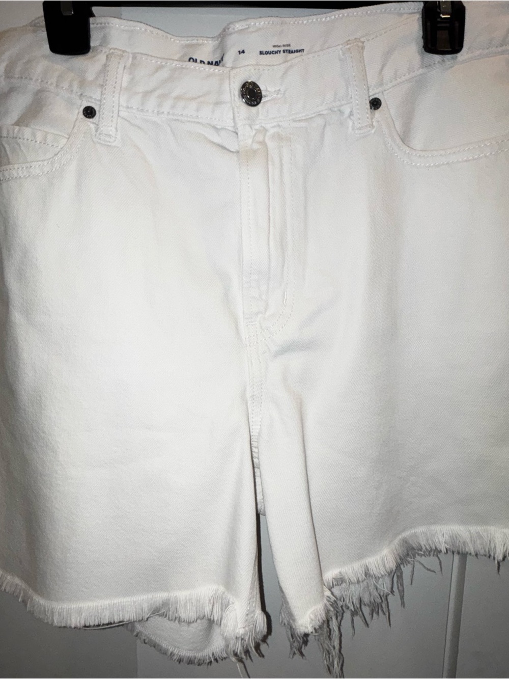 Old Navy White Denim Jean Shorts